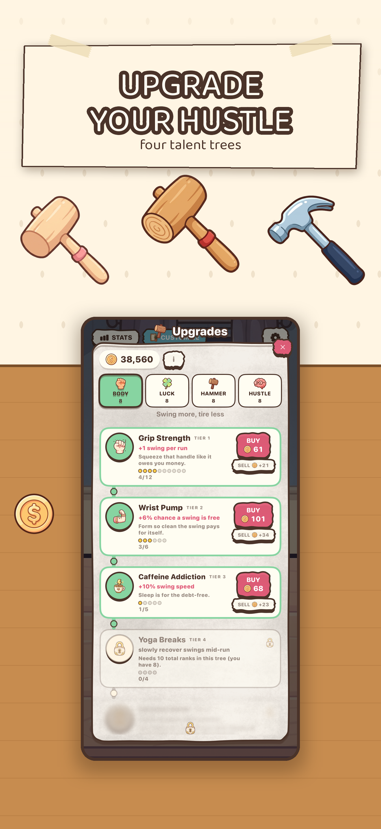 The upgrade tree